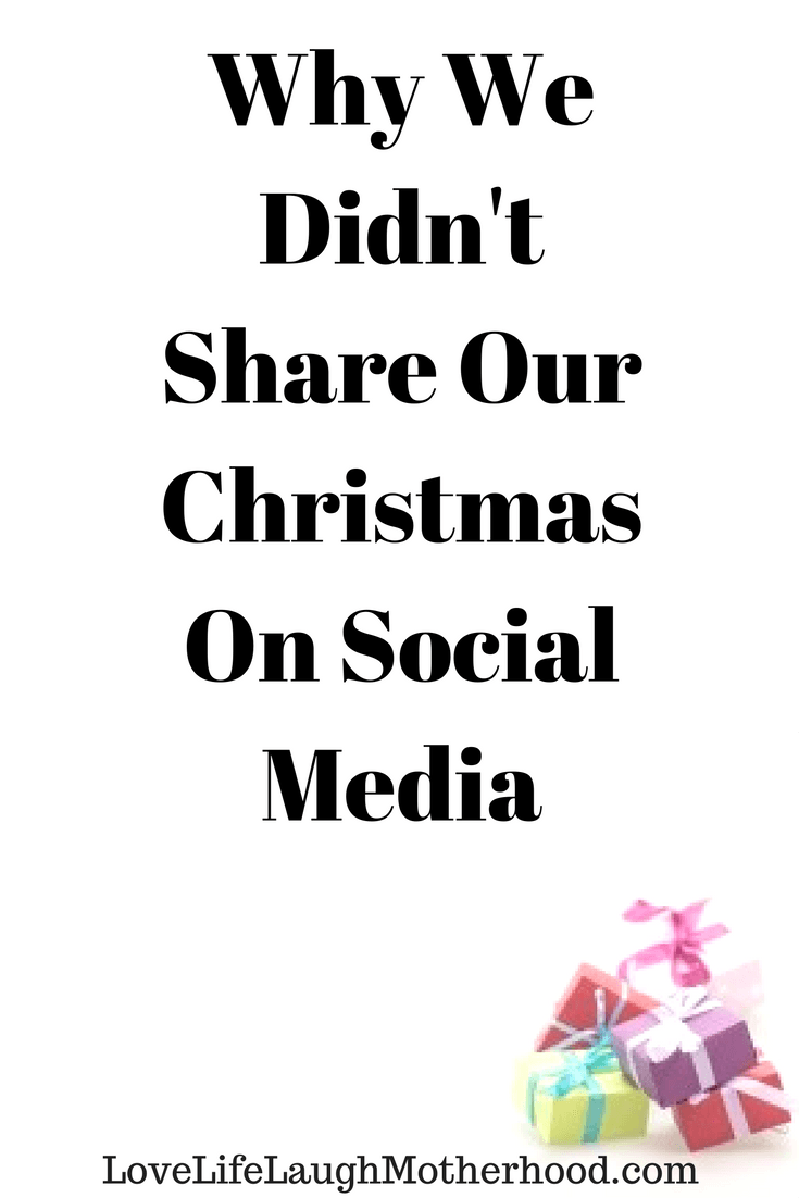 Why We didn't share our Christmas on Social Media #christmas #socialmedia