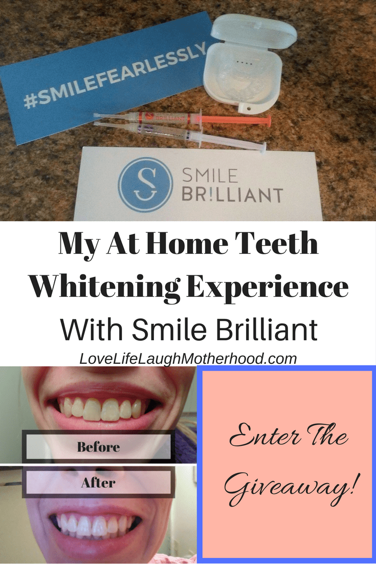 At Home Teeth Whitening with Smile Brilliant