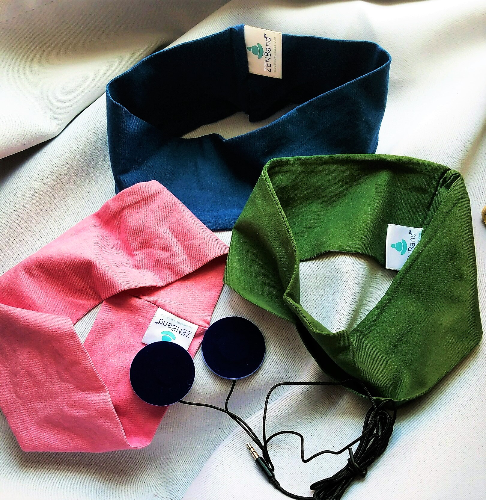 The ZENBand headband is perfect for working out and relaxing!
