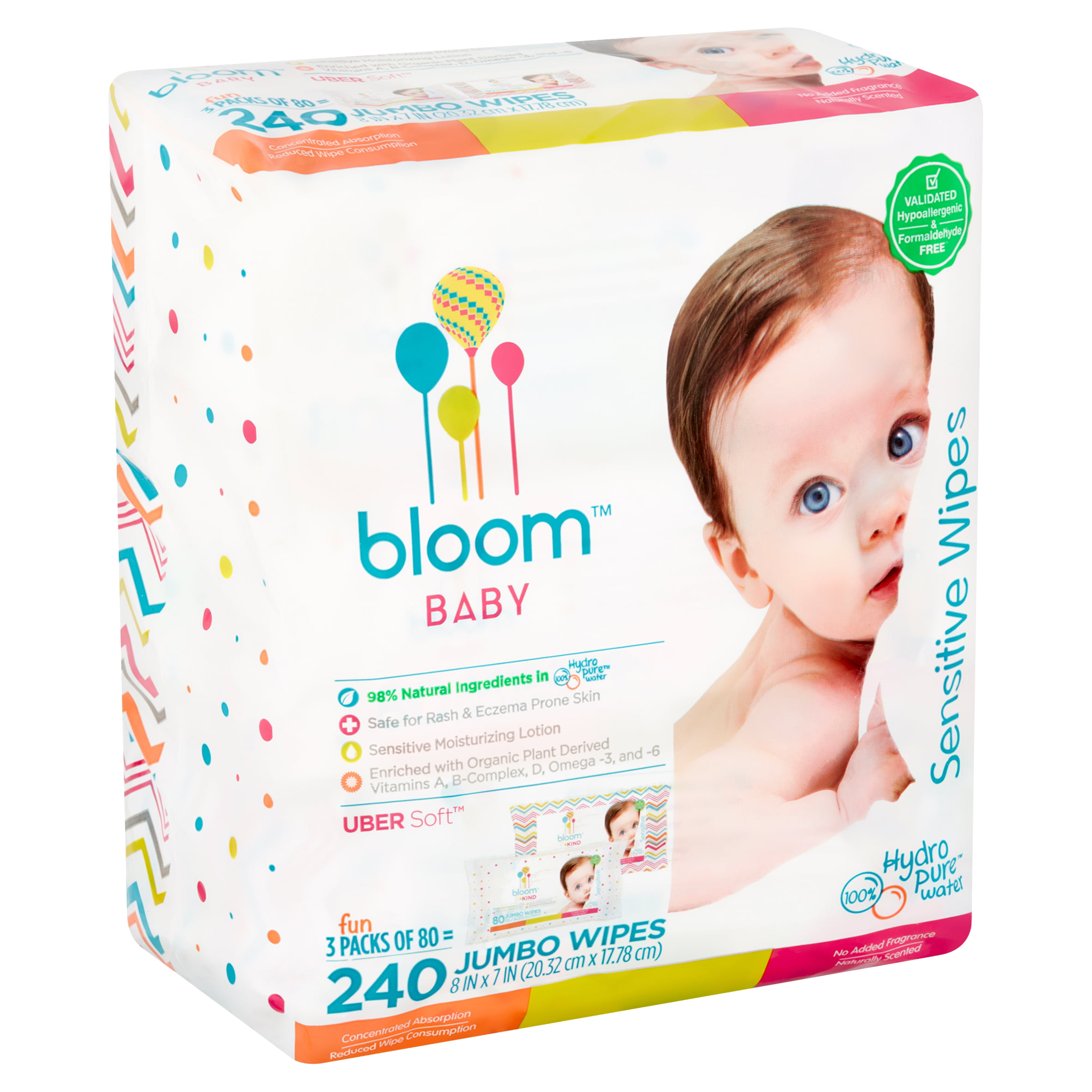 Bloom Baby Sensitive Baby Wipes #bloomtogether