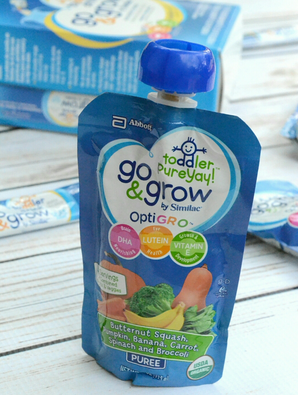 Go grow by Similac with OptiGRO pouches