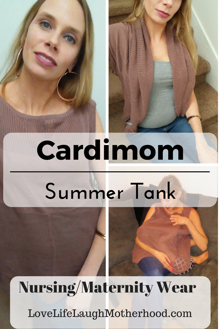 Cardimom Summer Tank - perfectBbreastfeeding/Maternity tank for summer! Convertible, versatile, and stylish!