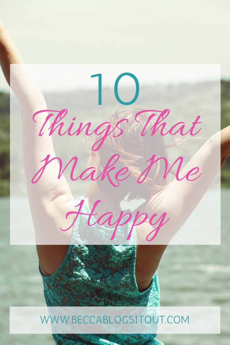 10 Things That Make me Happy Blogging Challenge