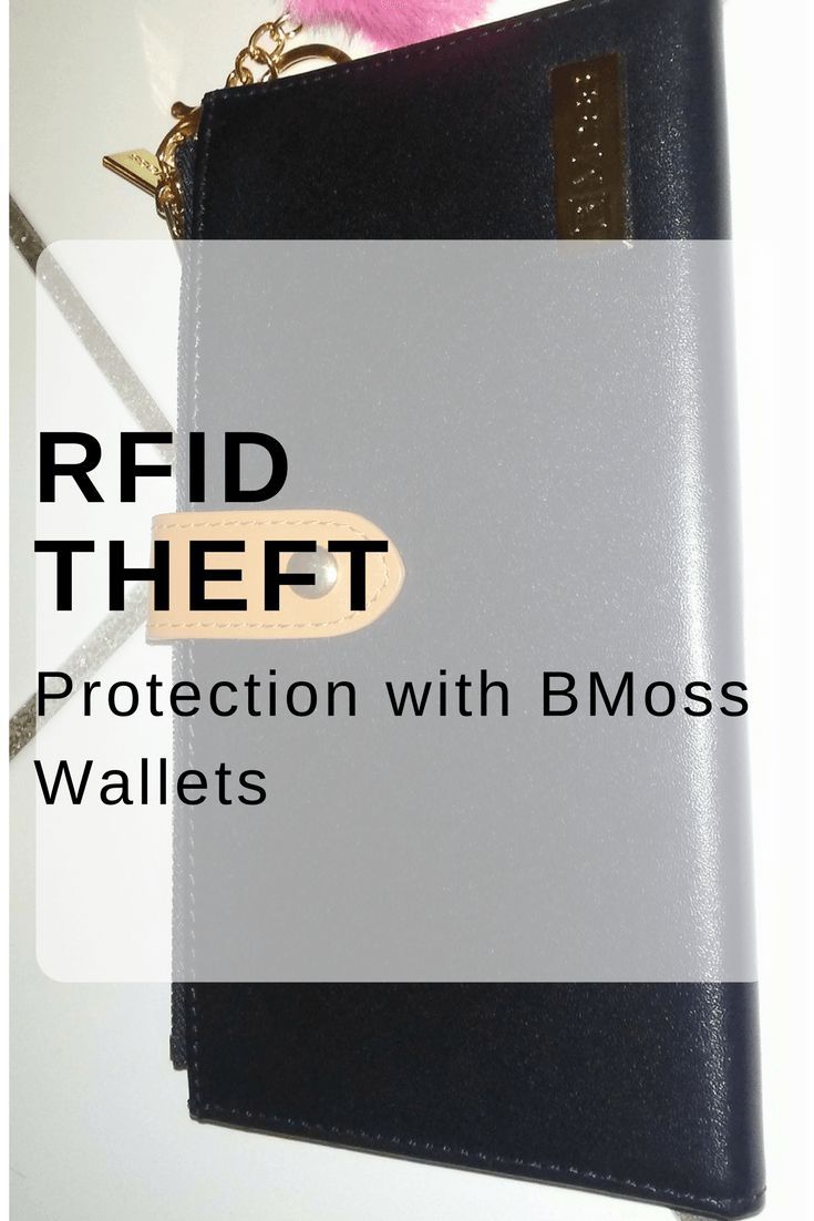 RFID Theft, protection from wireless identity theft with BMoss Genuine Leather RFID Blocking Wallets