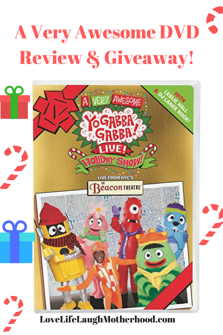A Very Awesome Yo Gabba Gabba! Live! Holiday Show DVD Review & Giveaway #yogabbagabba #holidayshow #christmas
