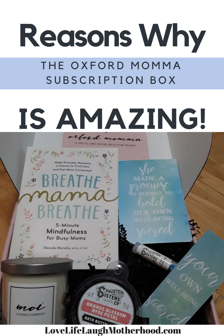 Reasons Why The Oxford Momma Subscription Box is Amazing! #subscriptionbox #selfcare