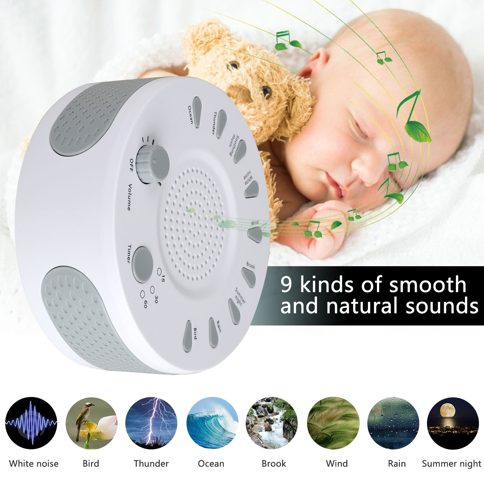 Baby Sleep White Noise Sound Machine