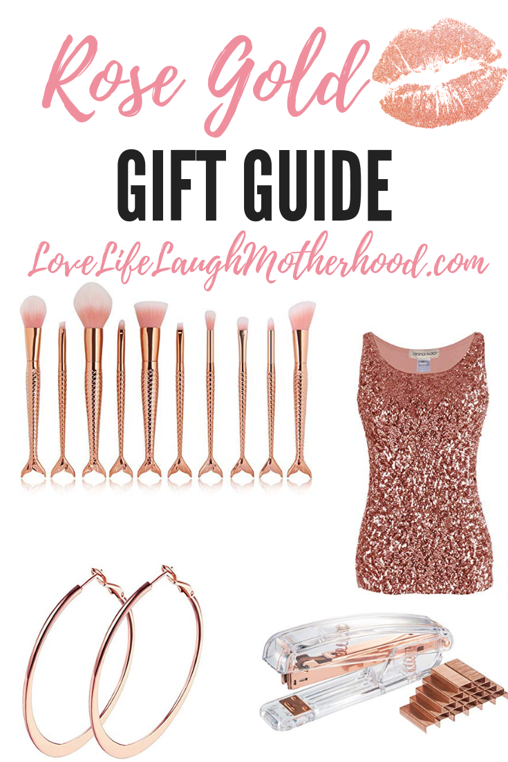 Rose Gold Gift Ideas | Rose Gold Gift Guide | #Christmas #Holidays #giftguide #rosegold #beauty #fashion #home 