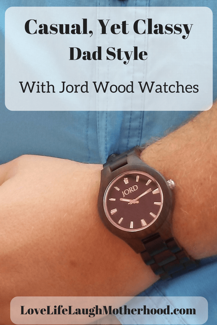My husband's casual, yet classy Dad Style featuring Jord Wood Watches. Unique watches for men and women, enter to win $100 gift code for a watch of your own! @jordwoodwatches #myjord #jordwatch #woodwatch #summerstyle