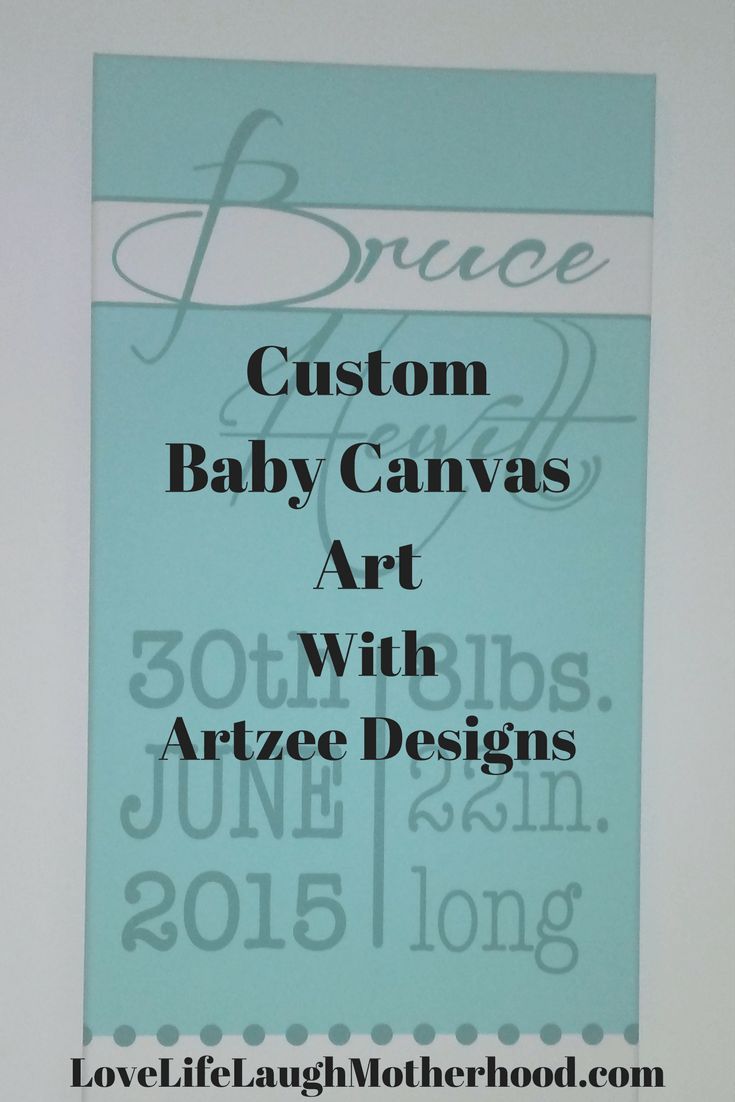 Custom Baby Canvas Art With Artzee Designs - Customized Canvas Art Decor