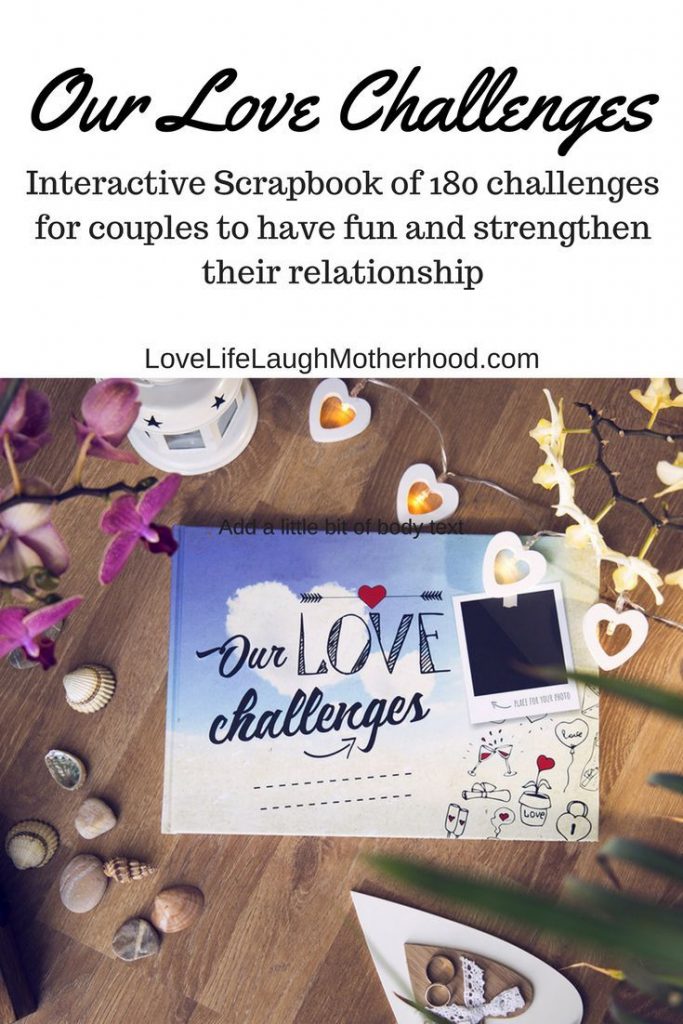 Our Love Challenges Interactive Scrapbook for Couples